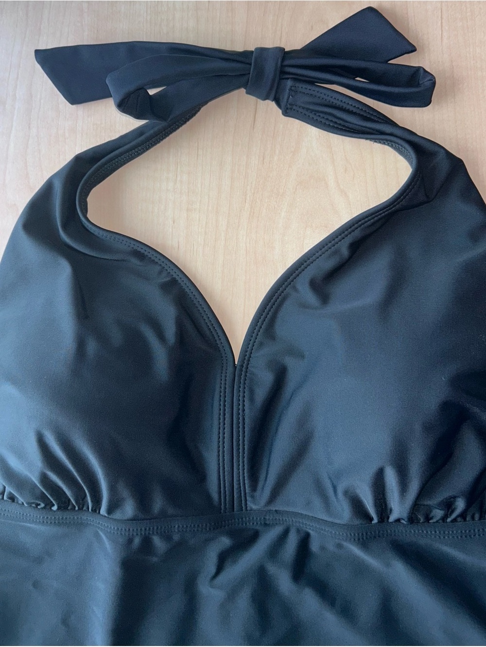 Women’s Halter Swim Tank and eyelet skirt bottom in black L - Picture 5 of 11
